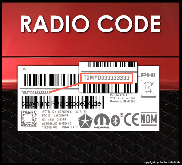 Delphi Chrysler Radio Code